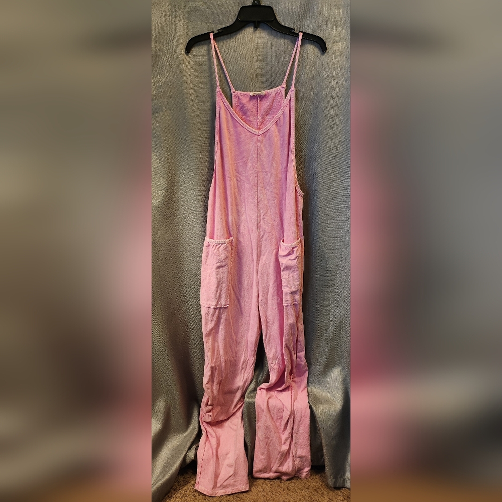 J.HER Pink Strappy Jumpsuit